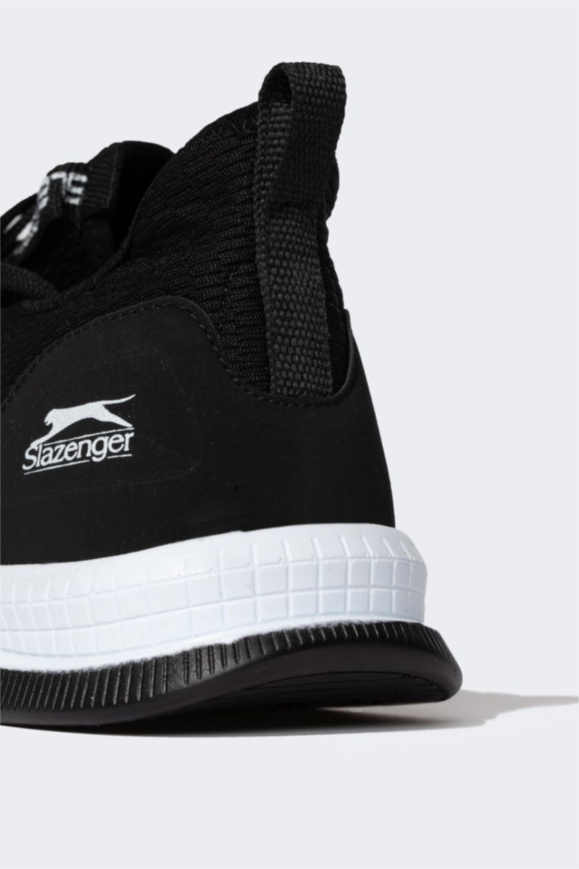 Erkek Siyah Erkek Yüksek Taban Bağcıklı Spor Ayakkabı