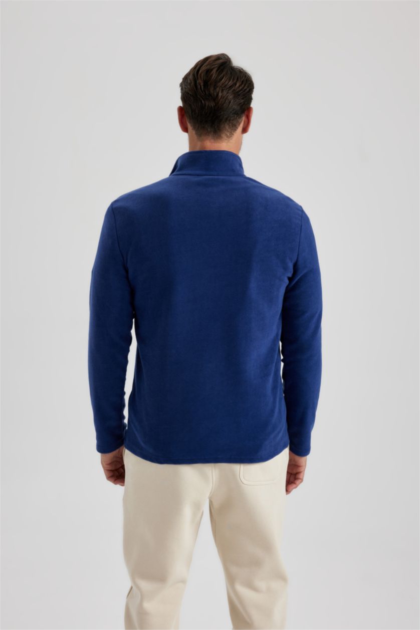 HOMME Indigo Regular Fit fleece Sweatshirt