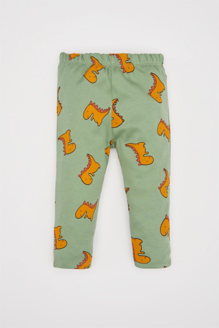 BÉBÉ GARÇON Vert Clair Pyjamas En Tricot Ctelé Col Ras Du Cou Dinosaure Manche Longue 2 BéBé Garçon
