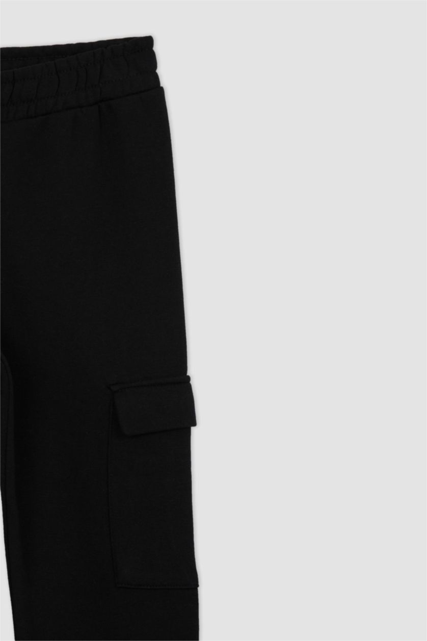 GIRLS & TEENS Black Jogger Standard Fit Trousers