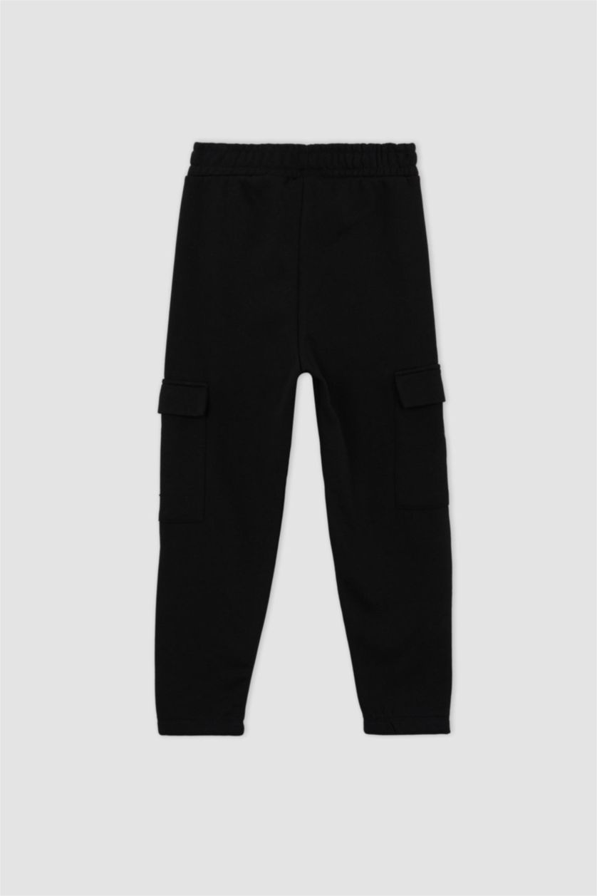 GIRLS & TEENS Black Jogger Standard Fit Trousers