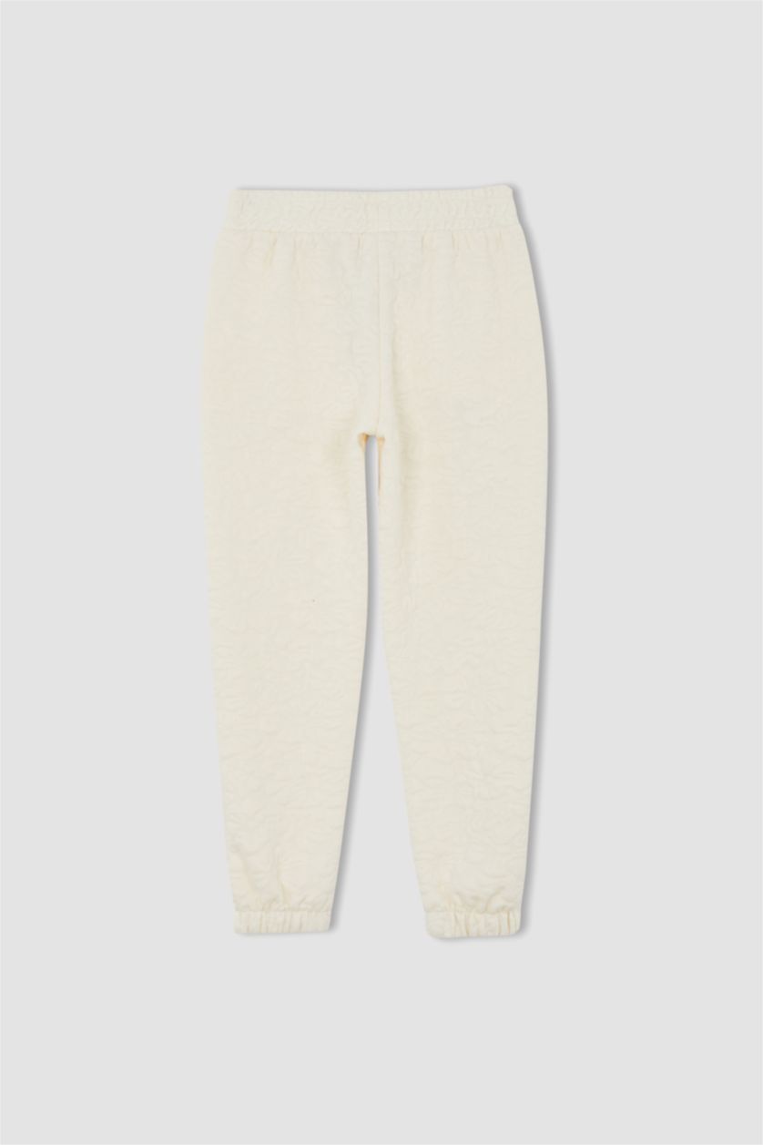 Девочки и подростки Бежевый Штаны джоггеры стандартного кроя для девочек