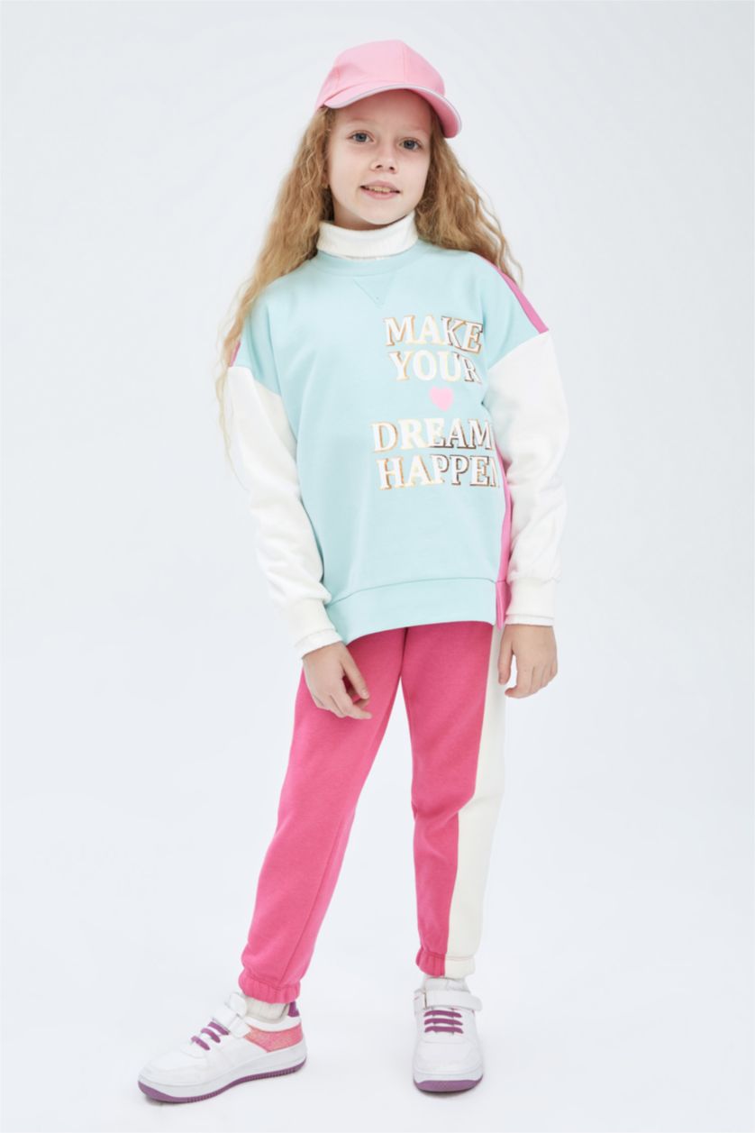 GIRLS & TEENS Pink Jogger Standard Fit Trousers