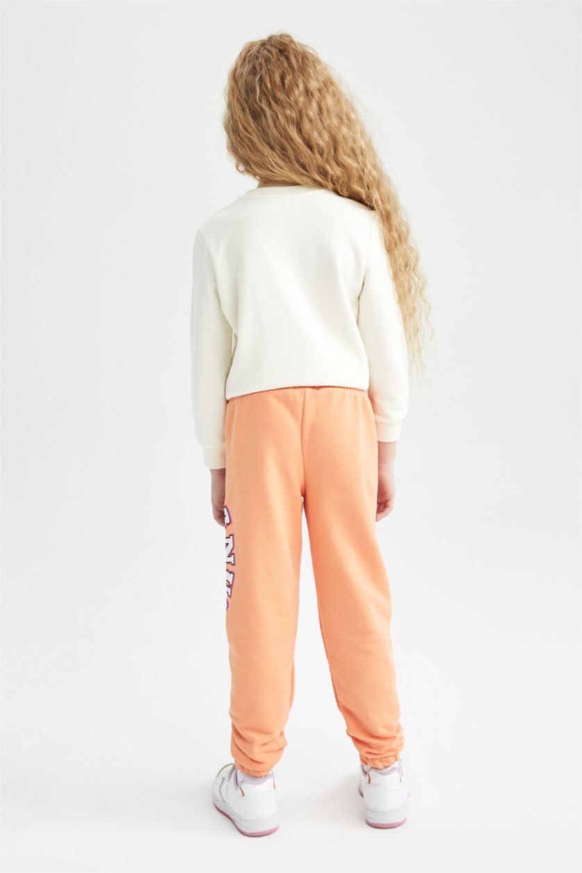 Kız Çocuk - Genç Kız Turuncu Kız Çocuk Snoopy Jogger Eşofman Altı