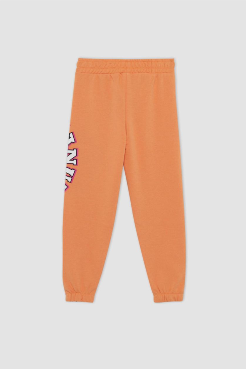 Kız Çocuk - Genç Kız Turuncu Kız Çocuk Snoopy Jogger Eşofman Altı