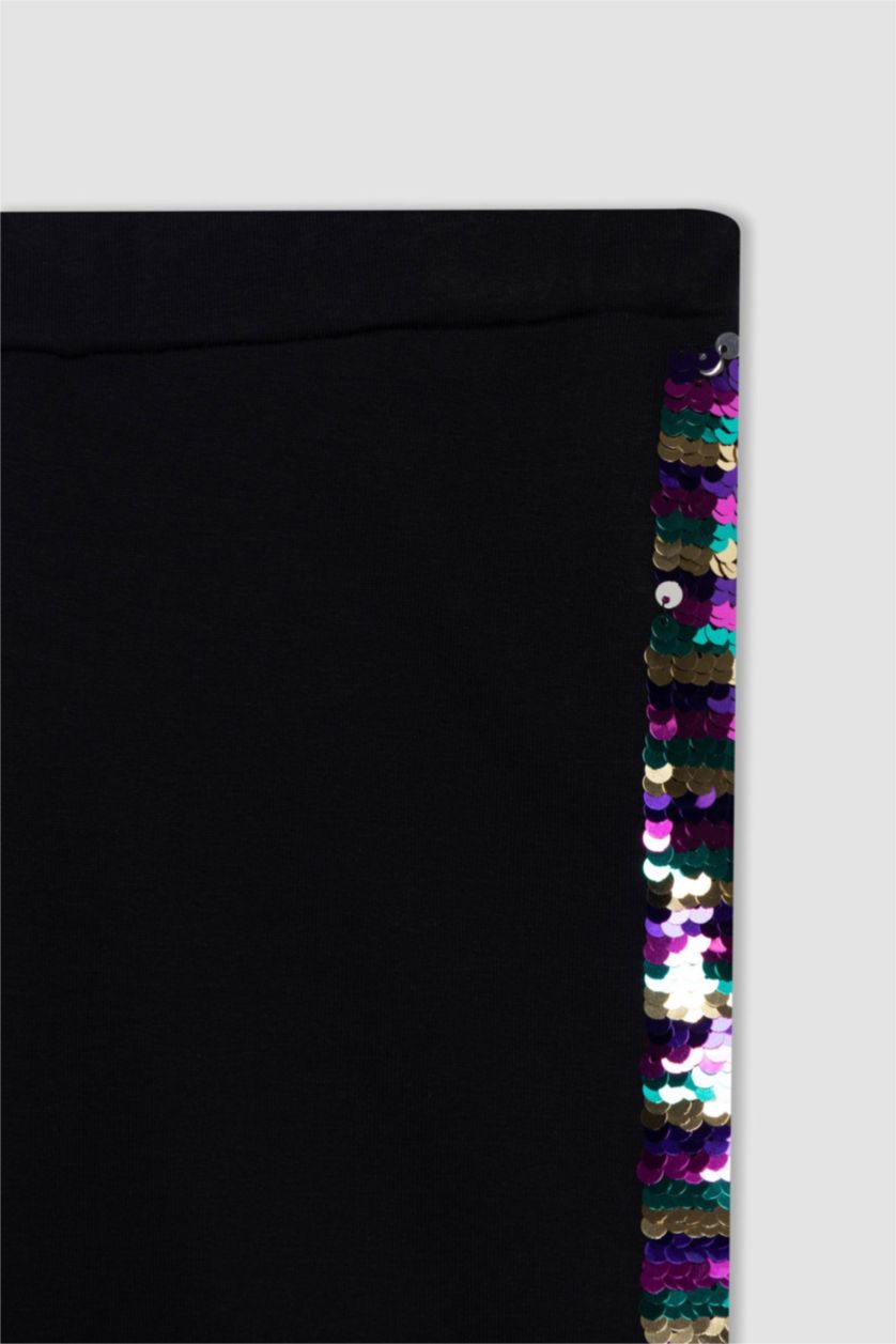 FILLES Noir Legging Long pour Fille