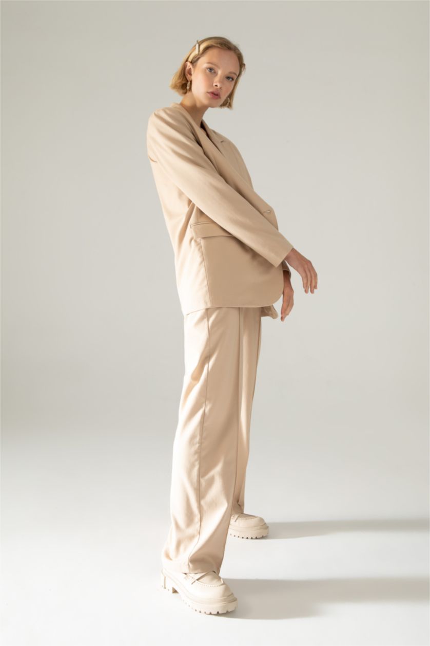 Woman Light Vison Oversized Fit Blazer