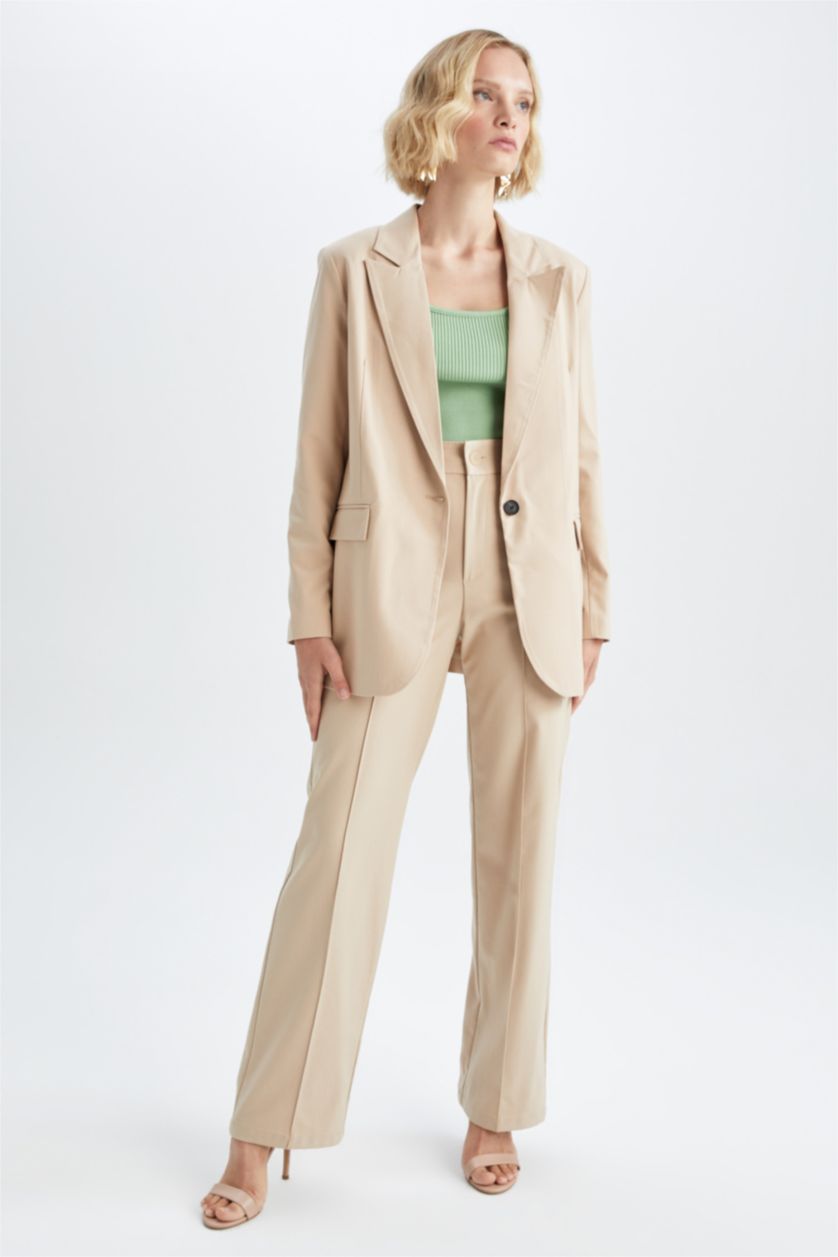 Woman Light Vison Oversized Fit Blazer