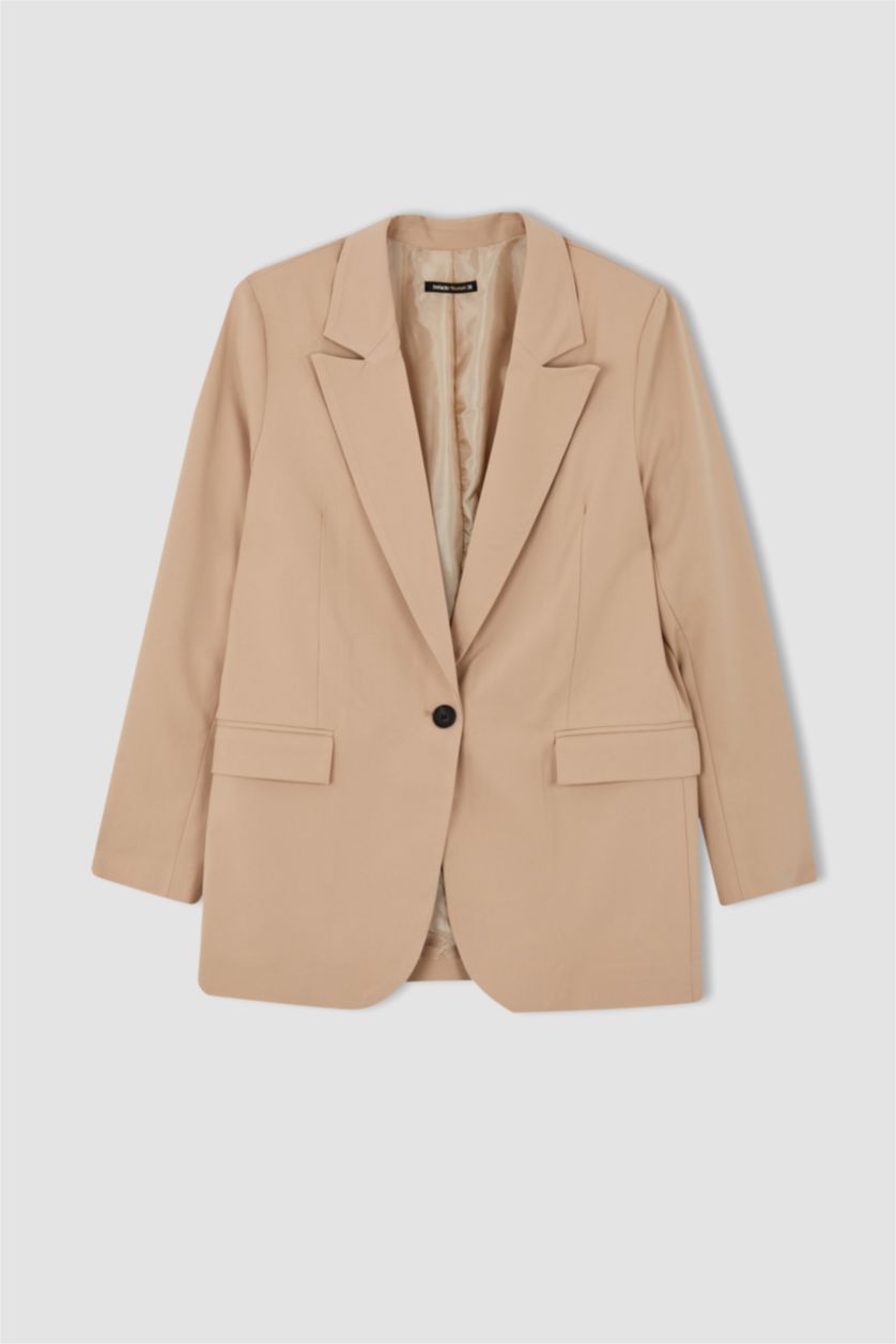 Woman Light Vison Oversized Fit Blazer