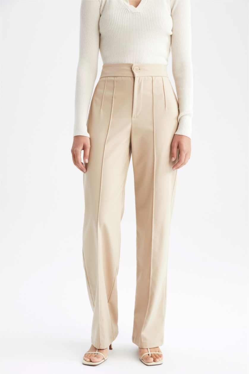WOMAN Light Vison High Waist Wide Leg Trousers
