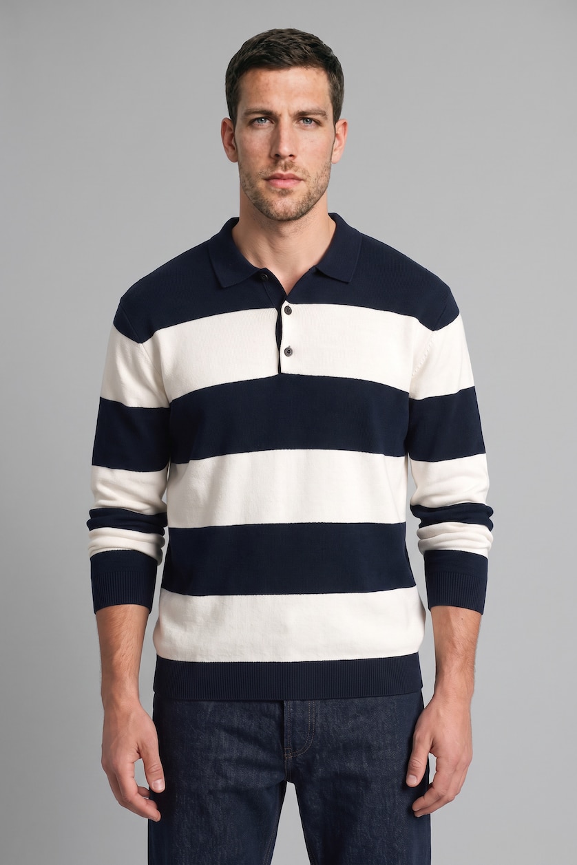 MAN NAVY Standard Fit Knitwear Pullover