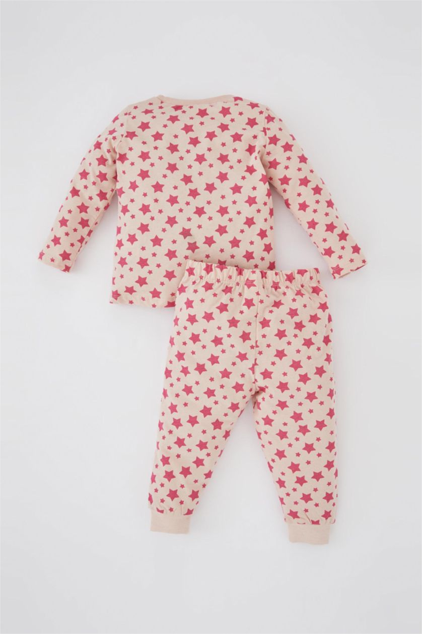 BÉBÉ FILLE Rose Pyjamas En Tricot Col Ras Du Cou Etoiles Manche Longue 4 BéBé Fille
