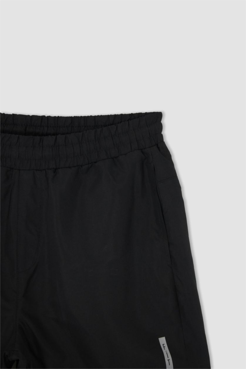 MAN Black Defacto Fit Slim Fit Shorts