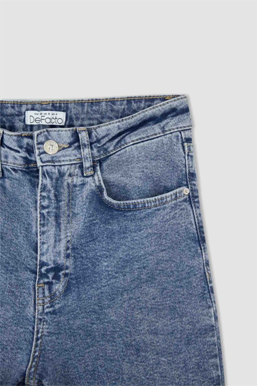 WOMAN Light Blue Slim Fit High Waist Jeans