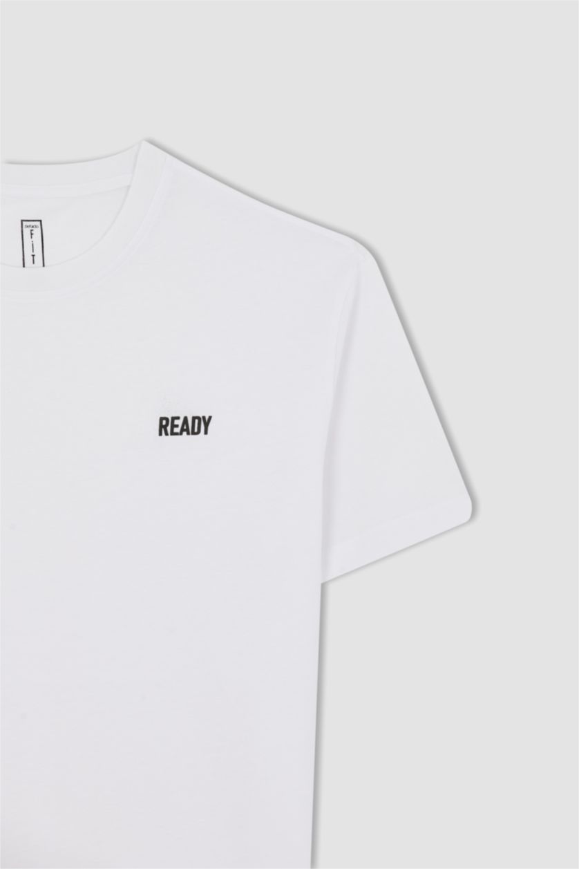 MAN White Regular Fit Short Sleeve T-Shirt