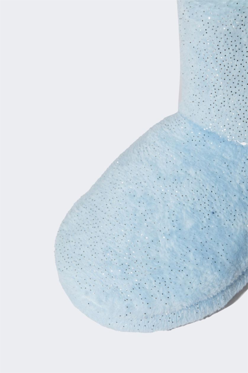 GIRLS & TEENS Light Blue Girls Flat Bottom House Slippers