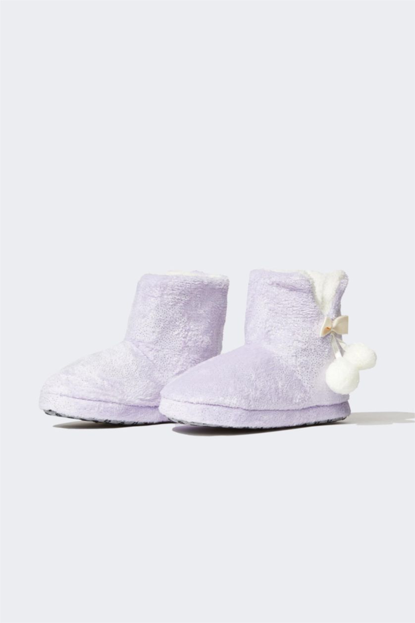 GIRLS & TEENS Lilac Girl Flat Sole Boots For House