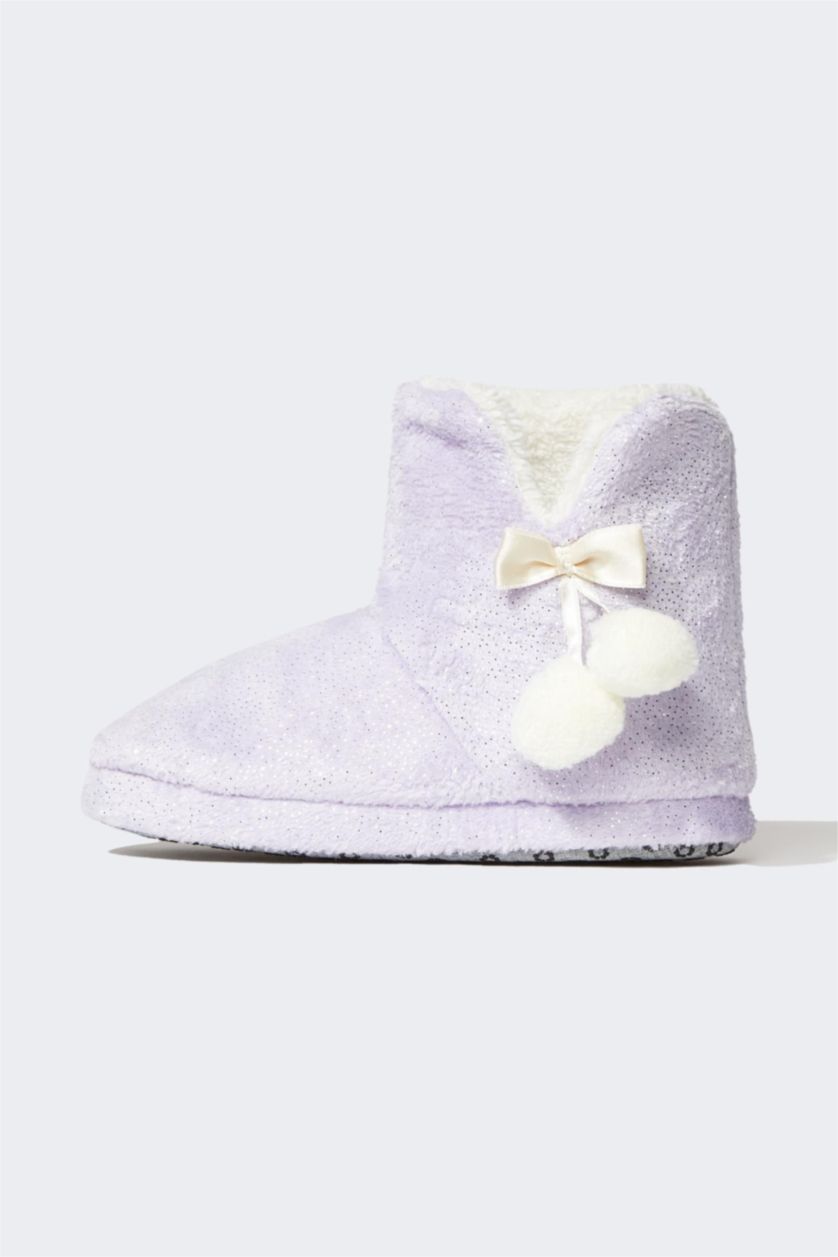GIRLS & TEENS Lilac Girl Flat Sole Boots For House