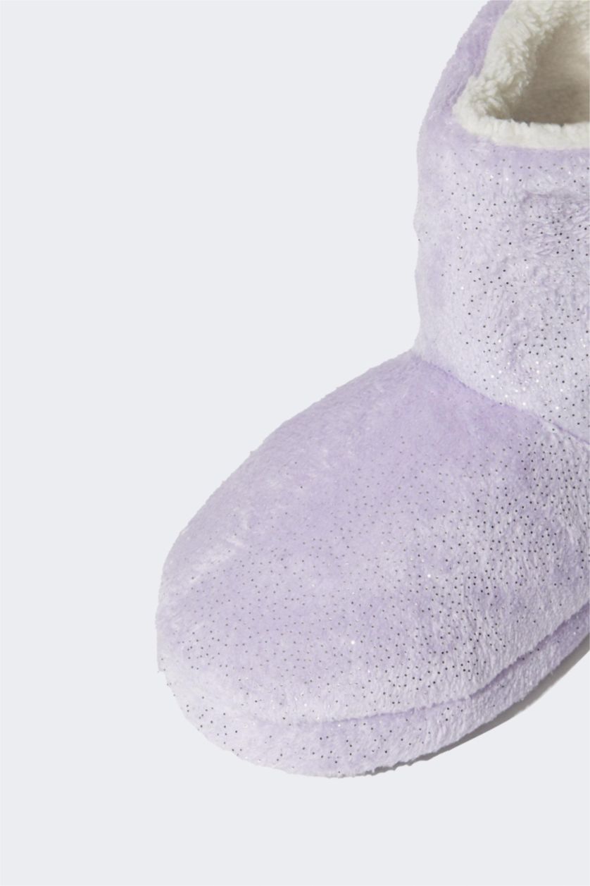 GIRLS & TEENS Lilac Girl Flat Sole Boots For House