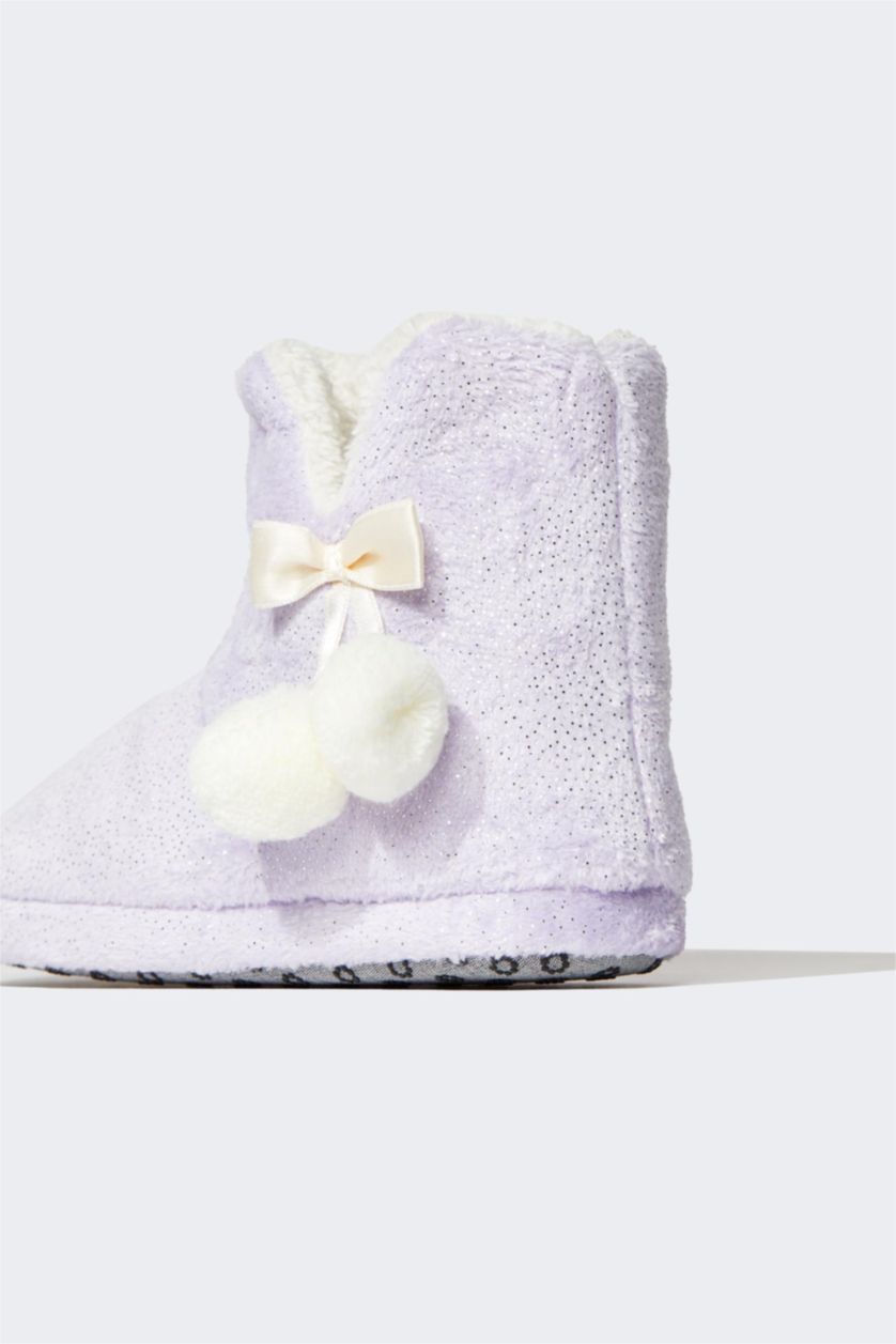 GIRLS & TEENS Lilac Girl Flat Sole Boots For House