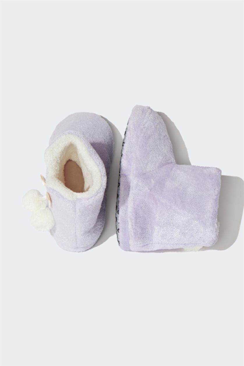 GIRLS & TEENS Lilac Girl Flat Sole Boots For House