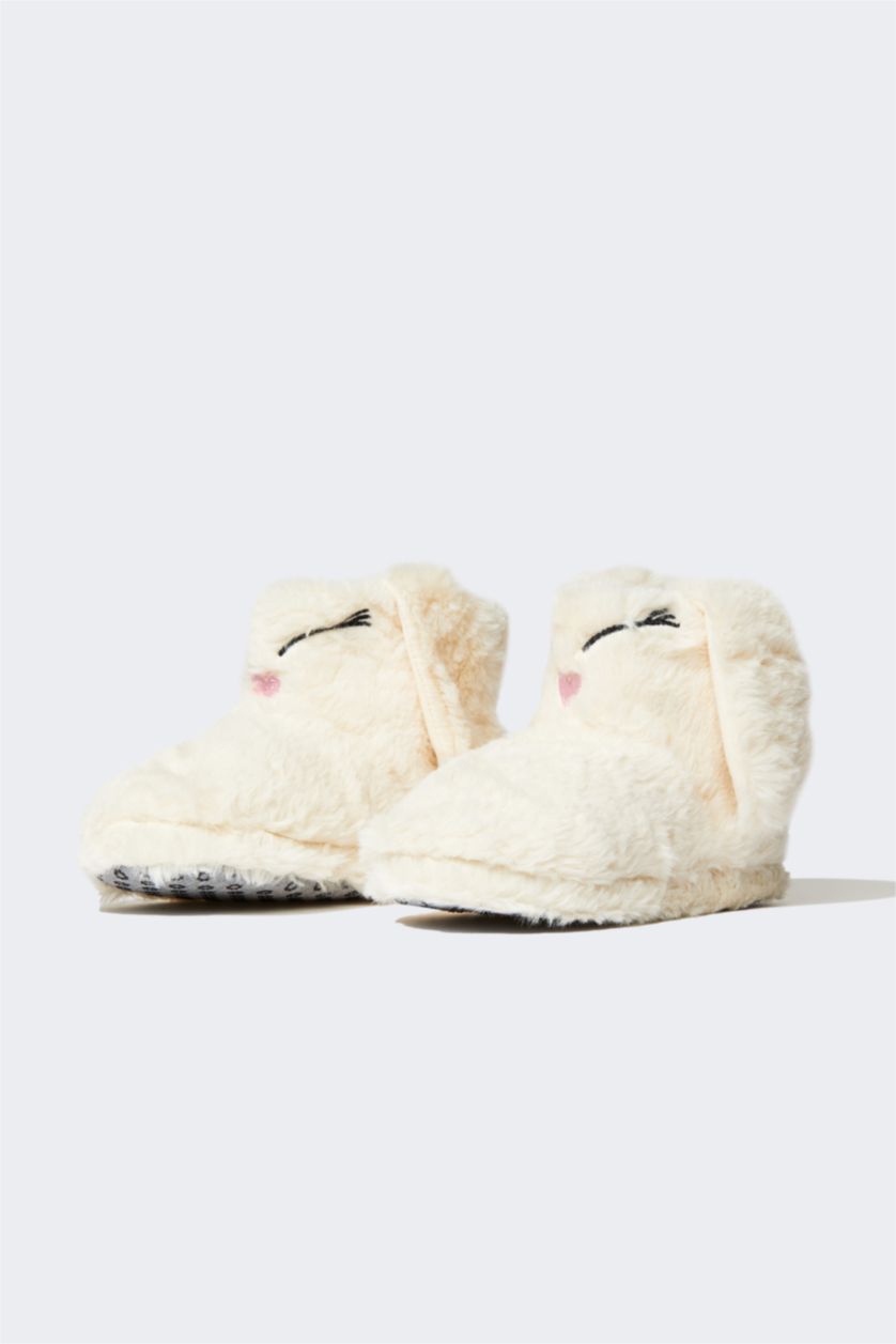 GIRLS & TEENS Ecru Girl Flat Sole Panduf