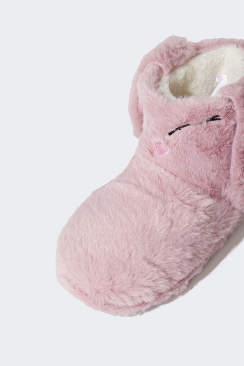 Kız Çocuk - Genç Kız Pembe Kız Çocuk Düz Taban Panduf