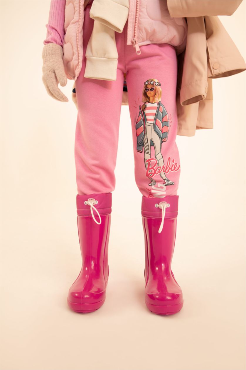 FILLES Violet Clair Bottes de pluie Semelle Plate Fille