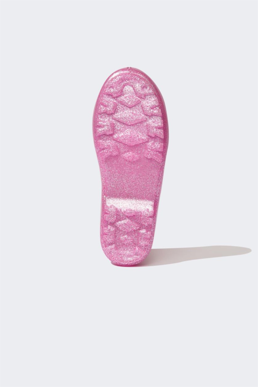 FILLES Rose Bottes de pluie Semelle Haute Fille