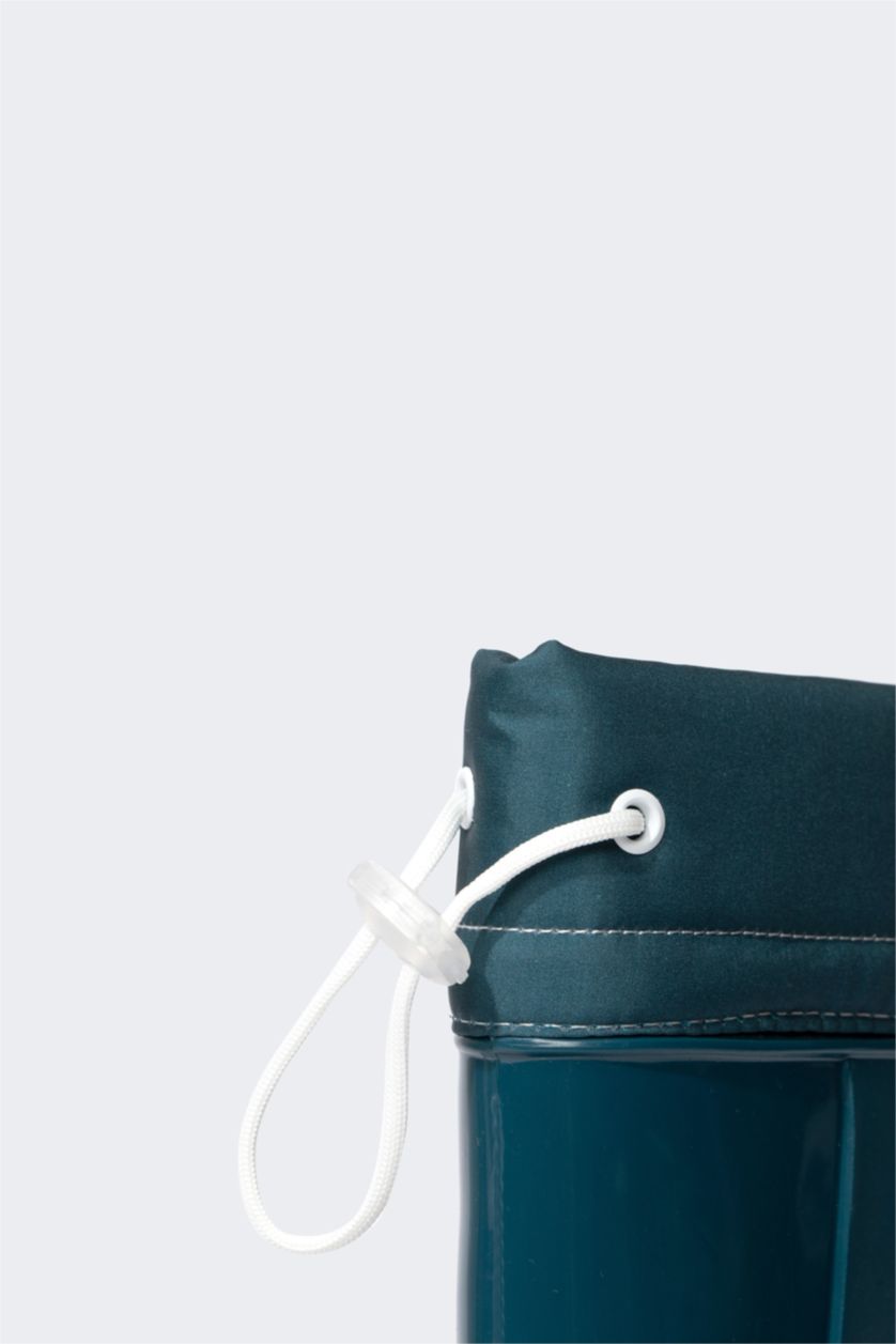 GARÇONS Vert Bottes de pluie Semelle Plate Garçon