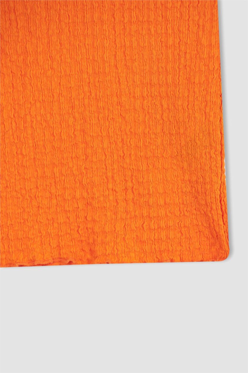 FEMME Orange T-shirt à manches courtes Coupe Slim