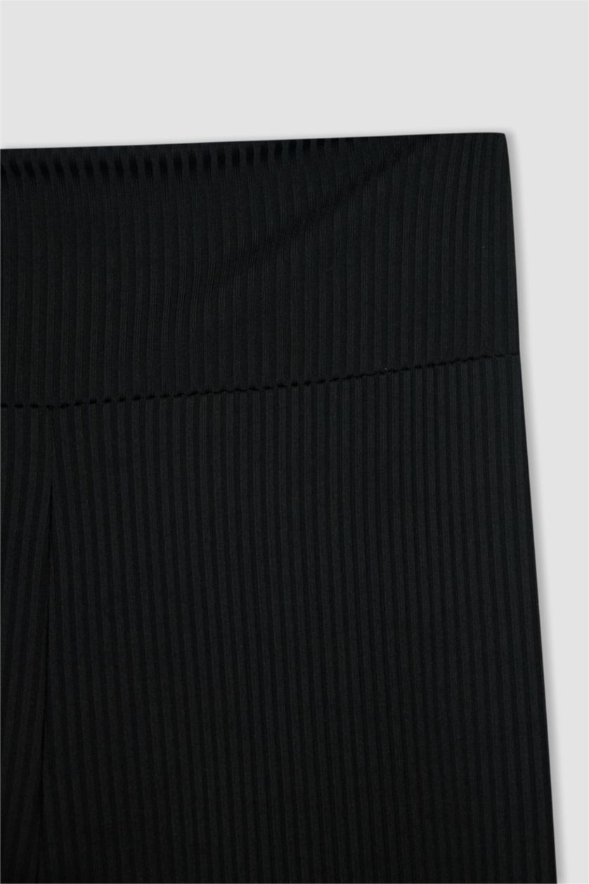 Kadın Siyah Fıtted Pantolon