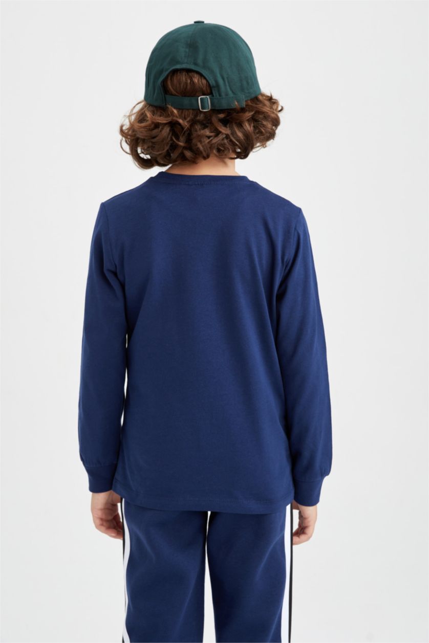 Мальчики и подростки Синий Кофта Ninja Turtles с круглым вырезом для мальчиков