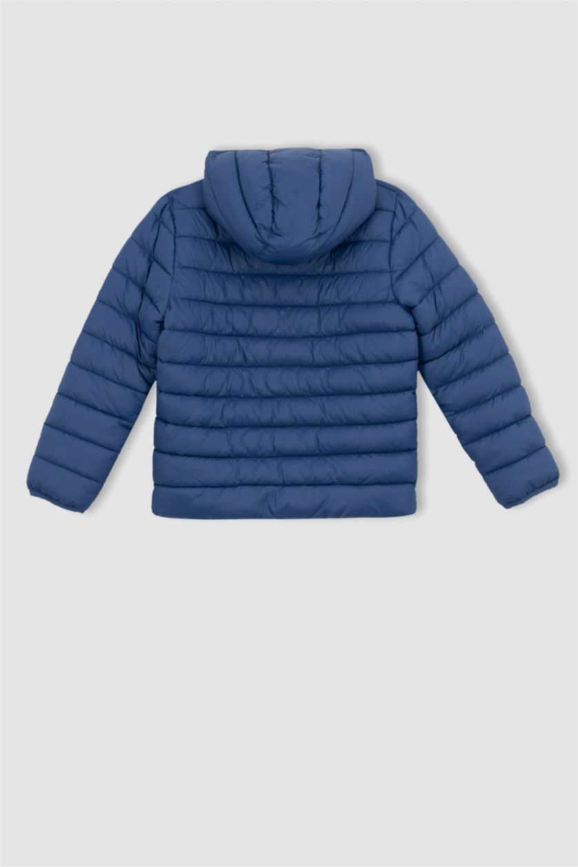 BOYS & TEENS Petrol Boy Water Repellent Hooded Puffer Jacket