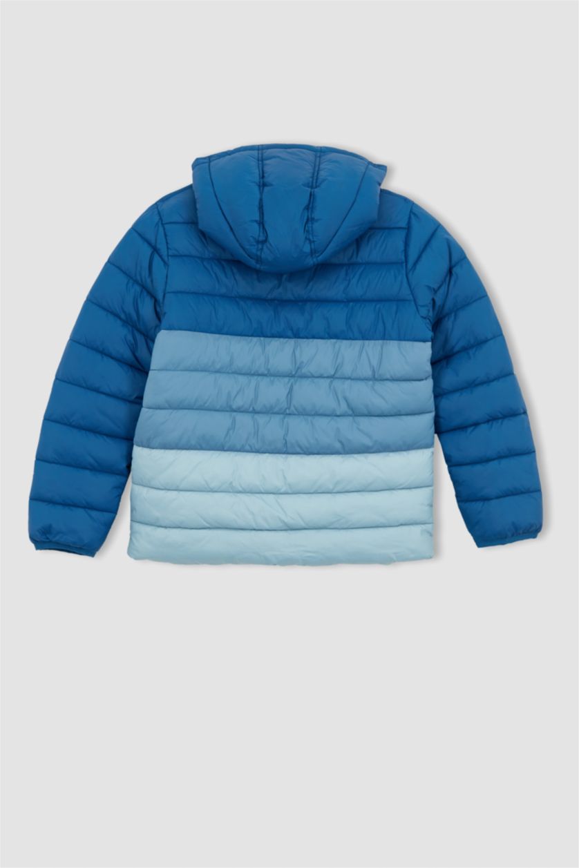 GARÇONS Vert Doudoune Imperméable à Capuche Pour Garçon