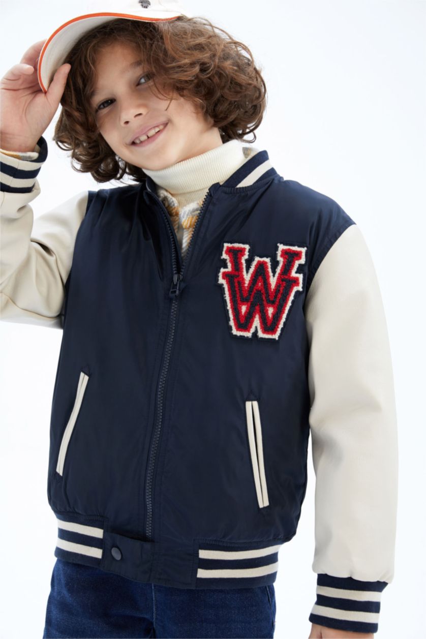 Мальчики и подростки Синий Бомбер для мальчиков