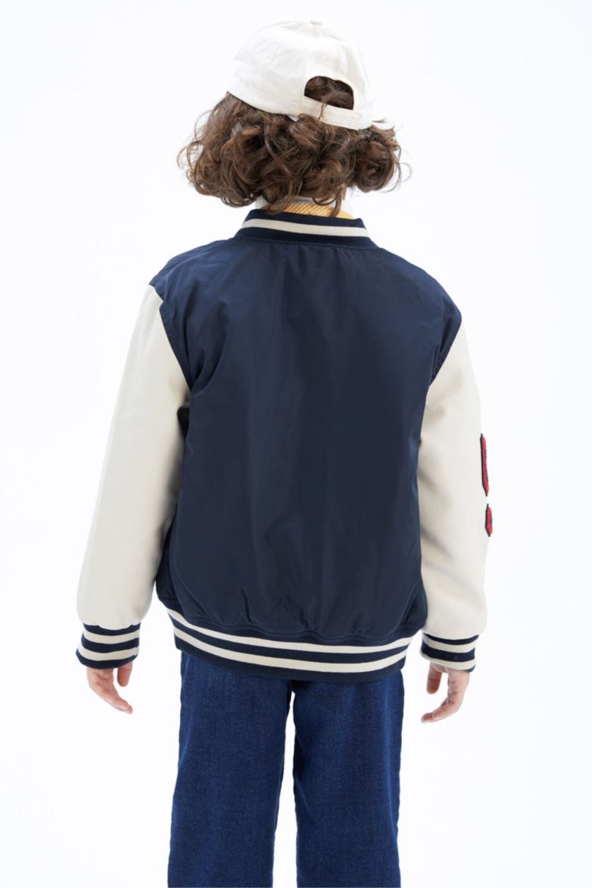 Мальчики и подростки Синий Бомбер для мальчиков