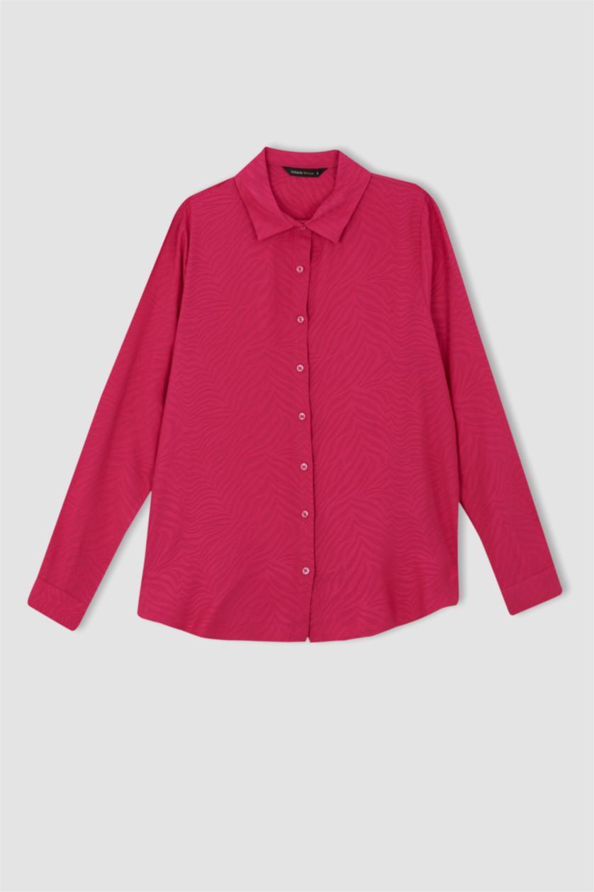 FEMME Rose Chemises à manches longues Col De Chemise