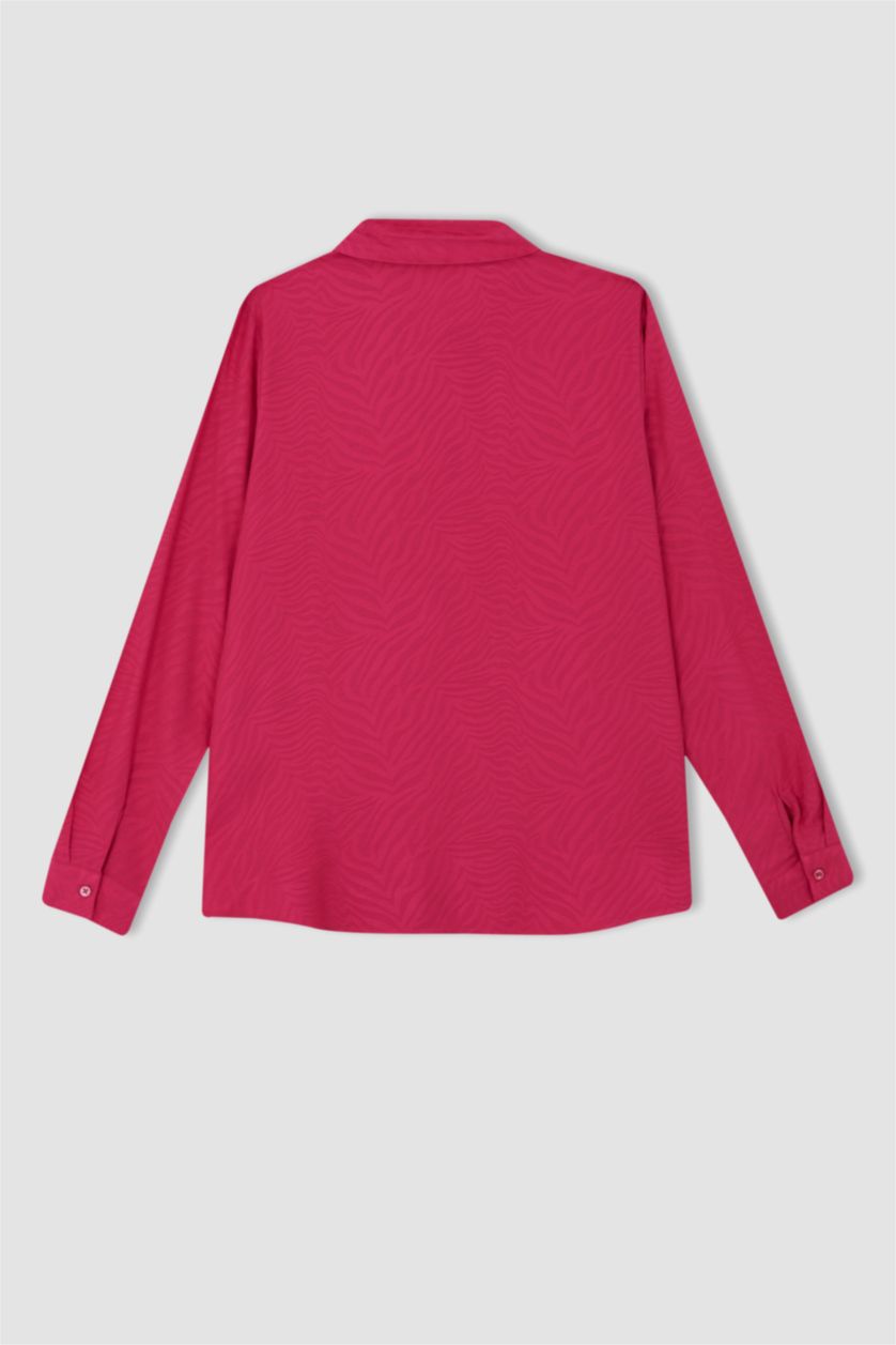 FEMME Rose Chemises à manches longues Col De Chemise