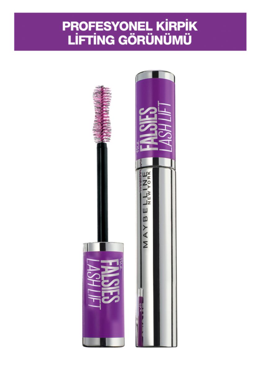 Kadın Siyah Kadın Maybelline Maskara Falsıes Lash Lıft Wsh Nu 01 Black