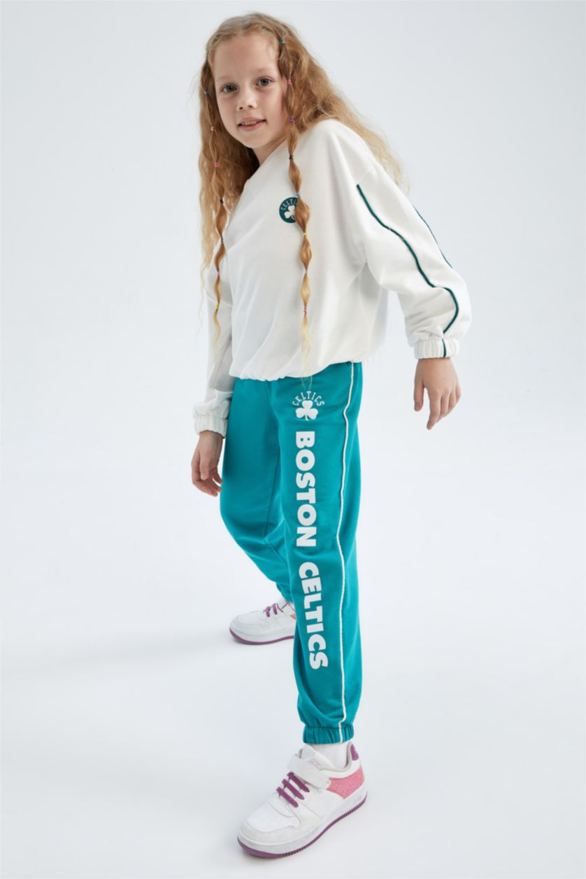 GIRLS & TEENS Green jogger Boston Celtics Licensed Trousers