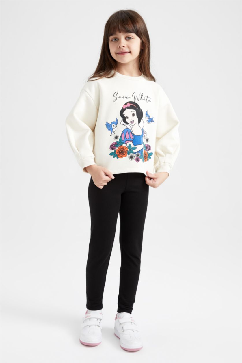 Kız Çocuk - Genç Kız Bej Kız Çocuk Disney Prenses Oversize 2'li Takım