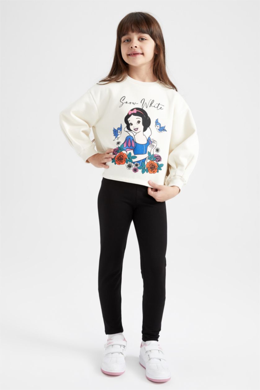 Kız Çocuk - Genç Kız Bej Kız Çocuk Disney Prenses Oversize 2'li Takım