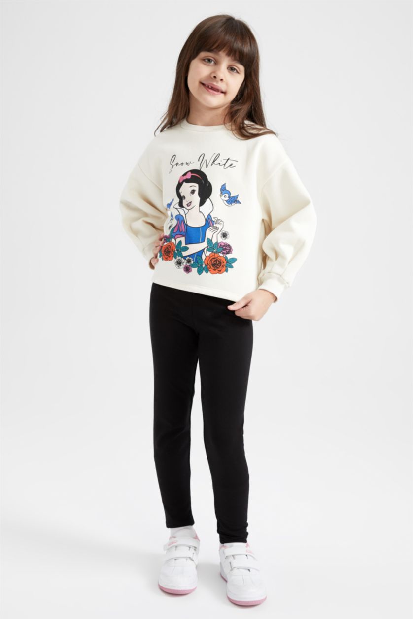 Kız Çocuk - Genç Kız Bej Kız Çocuk Disney Prenses Oversize 2'li Takım