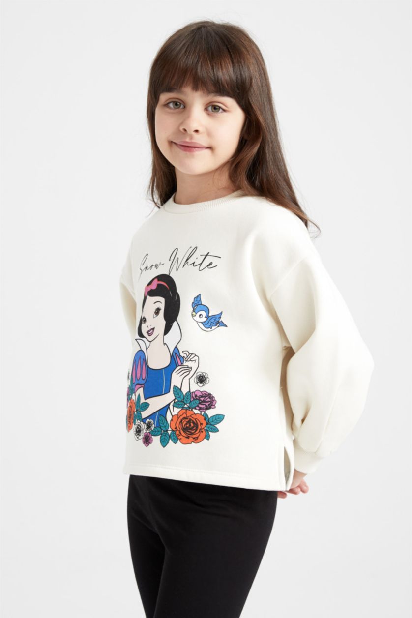 Kız Çocuk - Genç Kız Bej Kız Çocuk Disney Prenses Oversize 2'li Takım