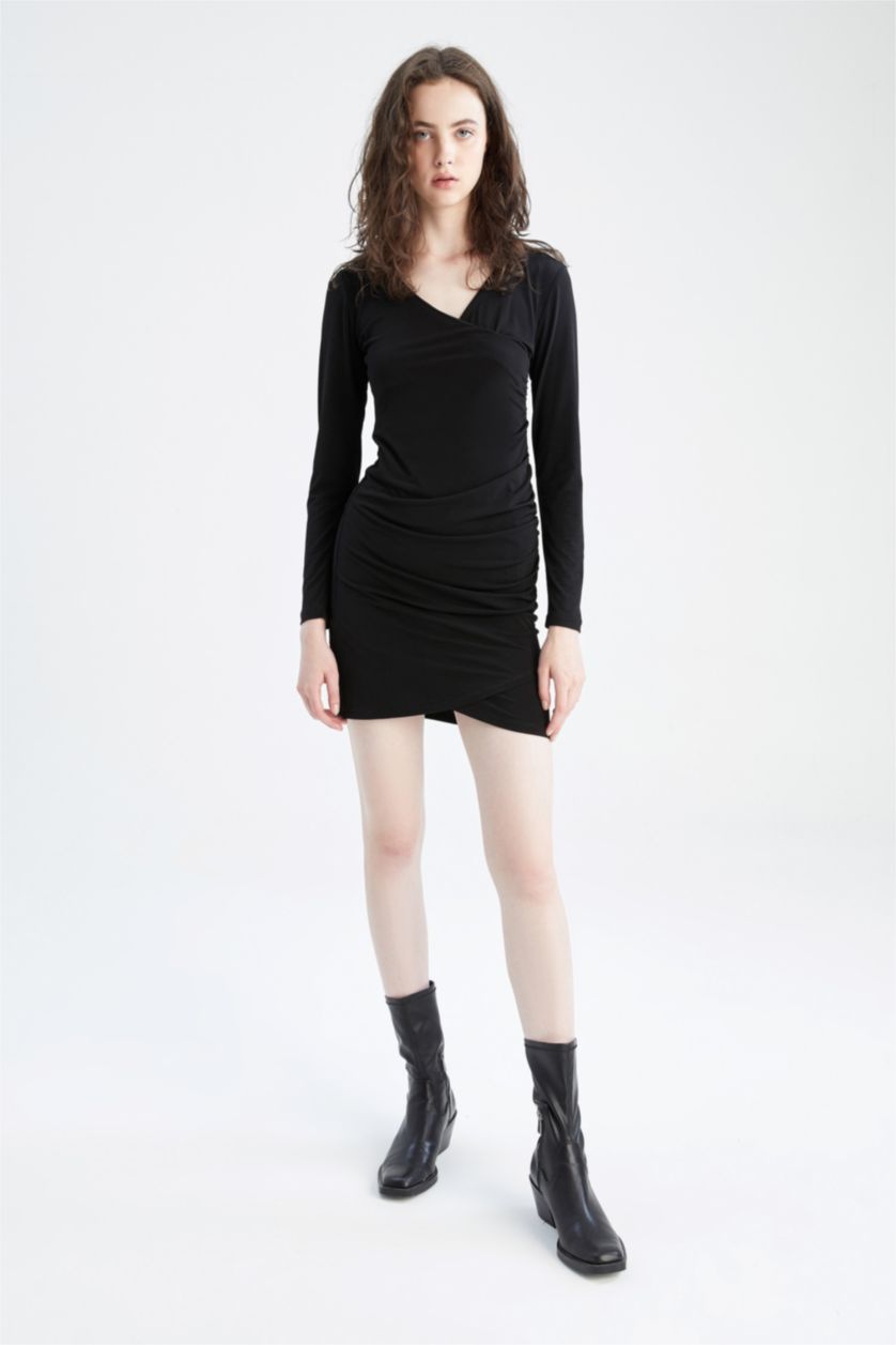 نساء أسود Mini Dress