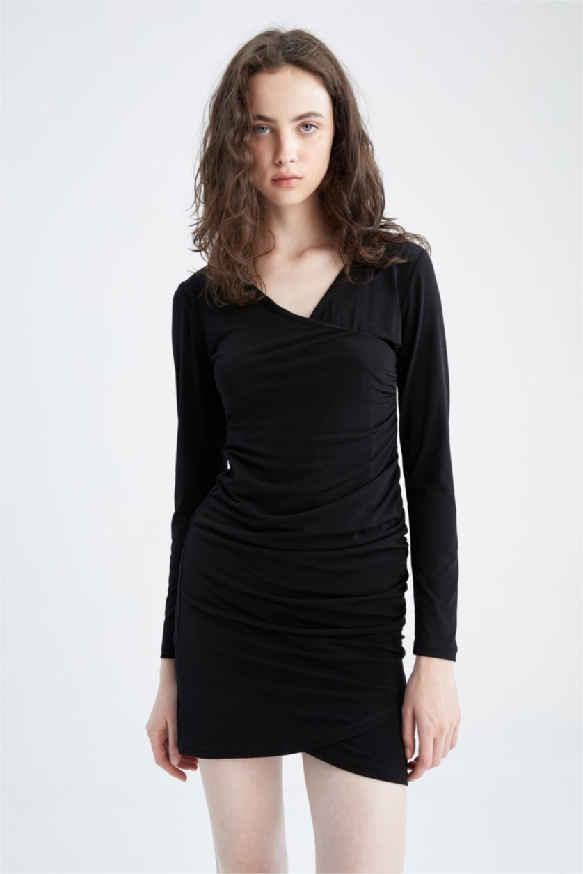 نساء أسود Mini Dress