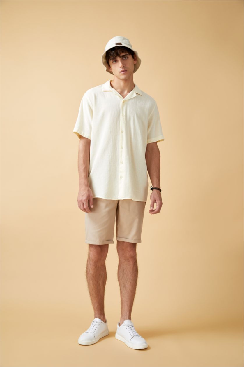 MAN Stone Slim Fit Bermuda