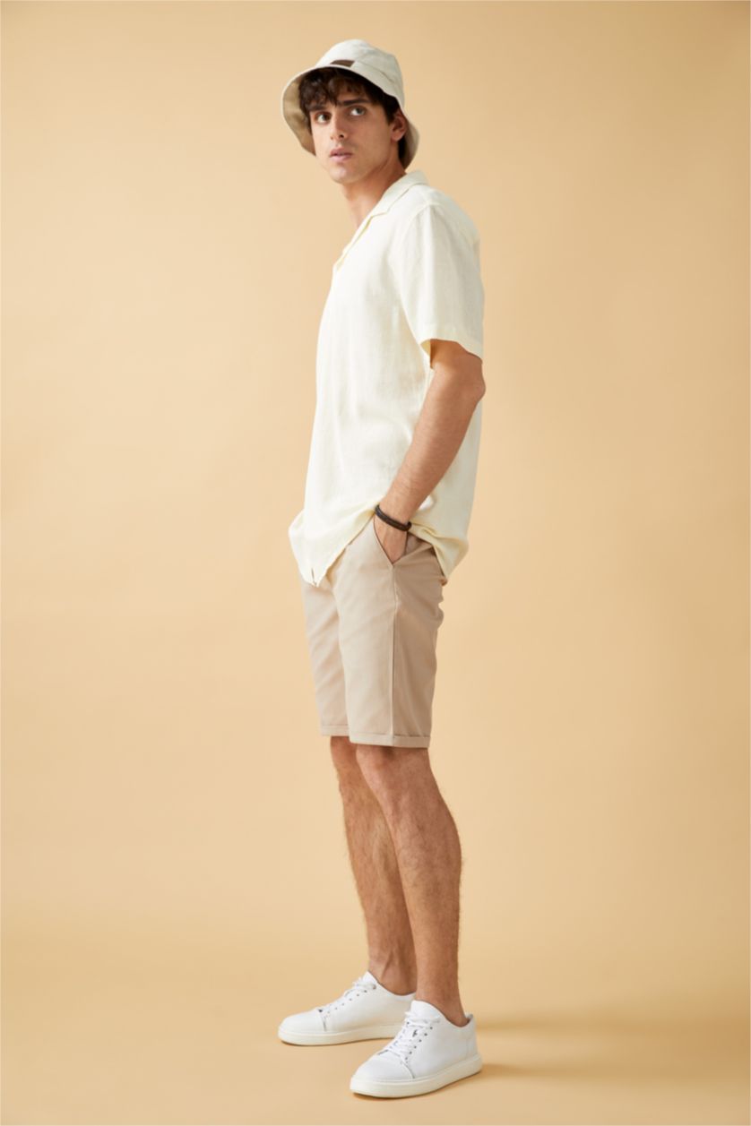 MAN Stone Slim Fit Bermuda