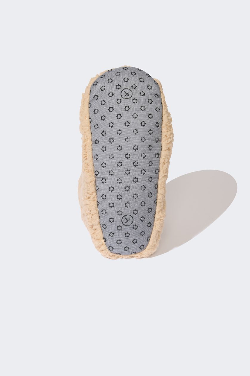 Woman Brown Women Fall in Love Slip On Home Slippers